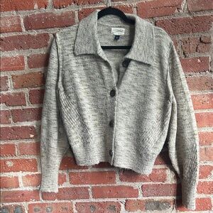 Green button down Cardigan